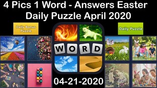 4 Pics 1 Word - Easter - 21 April 2020 - Daily Puzzle + Daily Bonus Puzzle - Answer - Walkthrough