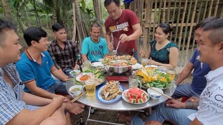 Ăn Mừng 10k sub Cùng Anh Em Trong Tem Thánh Lầy với Nồi Lẩu Cua Đồng Quá Ngon |ATML &Family T34