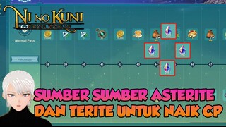 CARA CARA DAPETIN ASTERITE DAN TERITE BUAT NAIKIN CP NI NO KUNI CROSS WORLDS