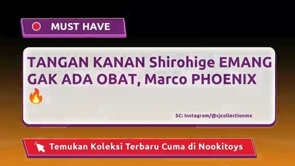 Efek phoenix-nya yang bikin figure Marco ini makin keren buat dipajang