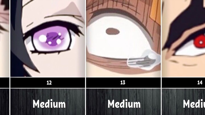 【鬼灭之刃】看眼识人，你能辨别几个？越后面难度越大