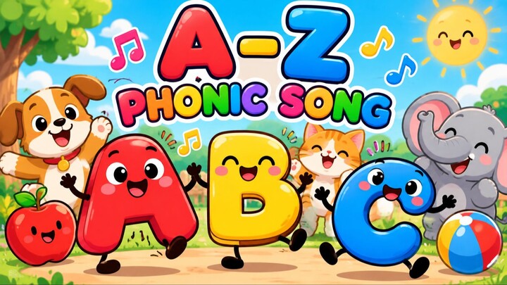 ABC Phonics Song  | ABC Song for Kids | Alphabet Song | Nursery Rhymes | A - Z Letters Song