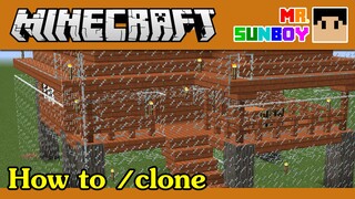 Minecraft Commands [Thai]: วิธีใช้คำสั่ง /clone [1.8]