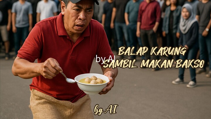 [AI] BALAP KARUNG SAMBIL MAKAN BAKSO
