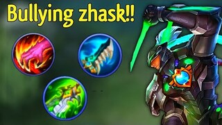 BULLYING ZHASK |  BEST SABER BUILD 2021 - Top Global Saber - Master Bodak MLBB