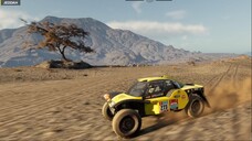 Car SMG 2WD Buggy in Dakar Desert Rally. Hanwei motorsport