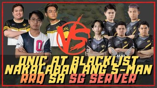 BLACKLIST AT ONIC PH NAKAHARAP ANG 5-MAN RRQ HOSHI SA SG SERVER
