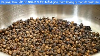 bí quyết làm bắp bò ngâm nước mắm