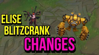 Elise & Blitzcrank Changes | League of Legends