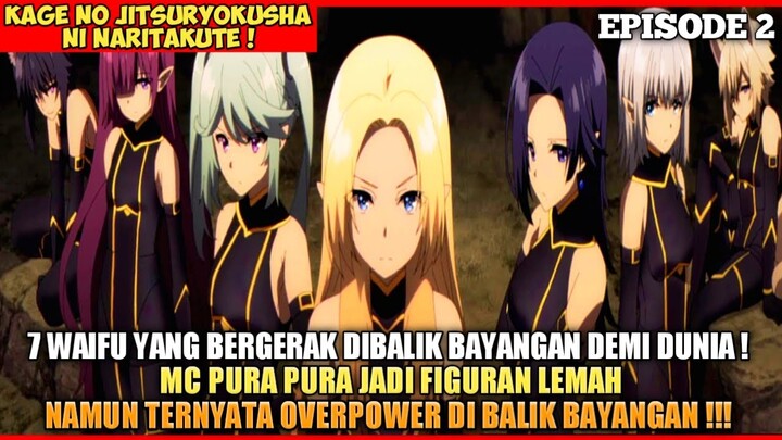 PURA PURA LEMAH DILUAR, OVERPOWER DI BALIK BAYANGAN ‼️ - Alur Cerita Kage No Jitsuryokusha Episode 2