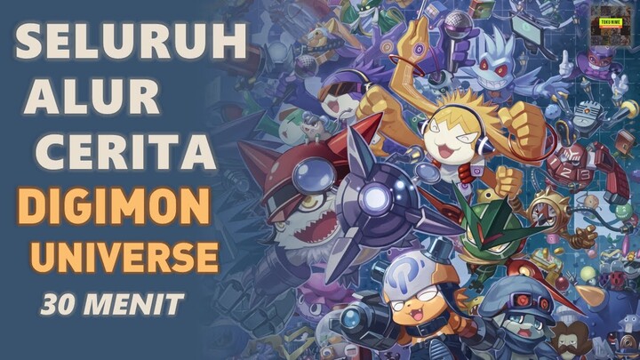 Para Monster Yang Keluar Dari Smartpone - RECAP SELURUH ALUR CERITA ANIME DIGIMON UNIVERSE