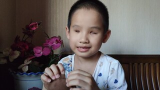 5岁没眼球自闭症儿子与我的日常