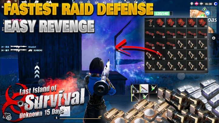 Fastest Online Raid Defense Against Li+Be Legion Last Island of Survival | last Day Rules Survival