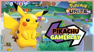 Easy To Use Pikachu? - MVP Gameplay In Pokemon Unite #6 | Nintendo Switch