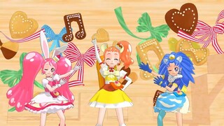 【MMDプリキュア】キュアホイップ＆キュアカスタード＆キュアジェラートでex-girl