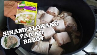 Sinigang na PAA ng BABOY ( kukud )