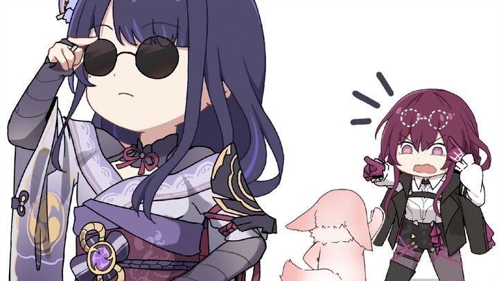 Youthful and cute Yingbao will not dream of fox demon senior sister~