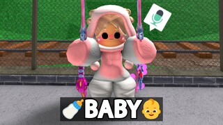 I Became a CUTE BABY in Roblox Murder Mystery 2!