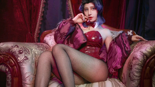 [COS]# Demon Slayer #Butterfly Ninja Fan Bunny Girl