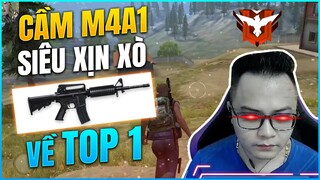 [Free Fire] Thử Thách Cầm M4A1 Siêu Xịn Xò Về Top 1 Cực Gắt