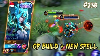 NEW BUILD LANCELOT + BLOODY SPELL IS OP 🔥🔥🔥 | LANCELOT GAMEPLAY #238 | MOBILE LEGENDS BANG BANG