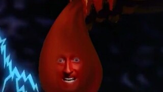 Sandy wanted to give SpongeBob some super spicy chili sauce, but SpongeBob immediately gave up.