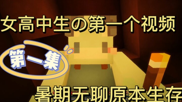 Video pertama seorang siswa SMA di Bilibili? Minecraft Survival Versi Asli Episode 1
