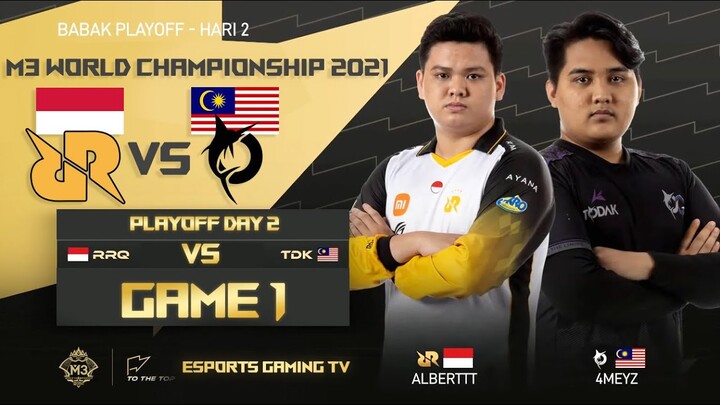 RRQ HOSHI VS TODAK GAME 1 M3 WORLD CHAMPIONSHIP 2021 MOBILE LEGENDS