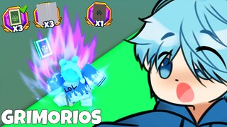 COMO PEGAR E USAR OS NOVOS GRIMORIOS NA NOVA ATUALIZAÇAO DO ANIME PUNCHING SIMULATOR !!!
