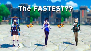 Is Lynette FASTER than YELAN?? Lynette Speed Comparison [Genshin Impact]