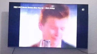 When you rickrolled your relative's child during the New Year's greetings