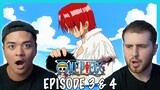 SHANKS IS THE MAN!! || One Piece Episode 3 + 4 REACTION + REVIEW!
