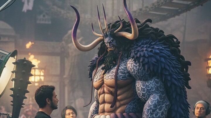 Live-action filming set of "One Piece": The strongest fighter of the Beast Pirates