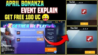 Pubg Mobile New Event April Bonanza Get Free UC | Get Free 240 UC April Bonanza Event