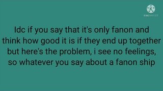 To be honest, when i ship characters