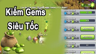 Cách Kiếm Gems Cho AE mới Chơi Game Clash Of Clan