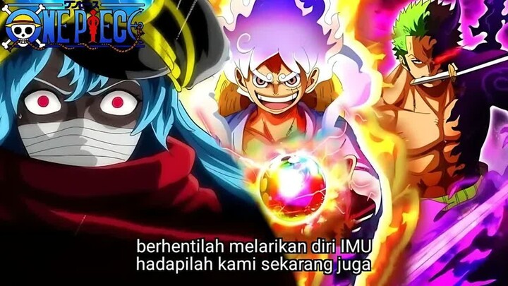 ONE PIECE TERBARU - IMU PANIK! DEWA PEDANG ZORO & DEWA MATAHARI LUFFY AKAN MENGEROYOKNYA DISANA