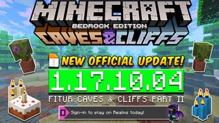 RILIS! MCPE VERSI 1.17.10.04 OFFICIAL UPDATE! | Candles + Add Experimental Caves & Cliffs Part II