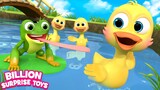5 Bebek Kecil Pergi Berenang | Lagu dan Lagu Anak untuk Anak | Miliar Mainan Kejutan
