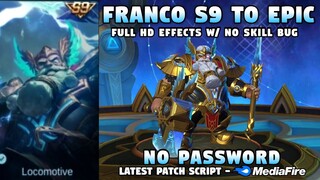 Franco Season Skin To Epic Skin Script | Franco Valhalla Ruler Skin Script | Mobile Legends