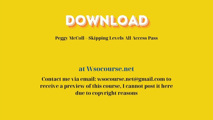 eggy McColl – Skipping Levels All Access Pass – Free Download Courses