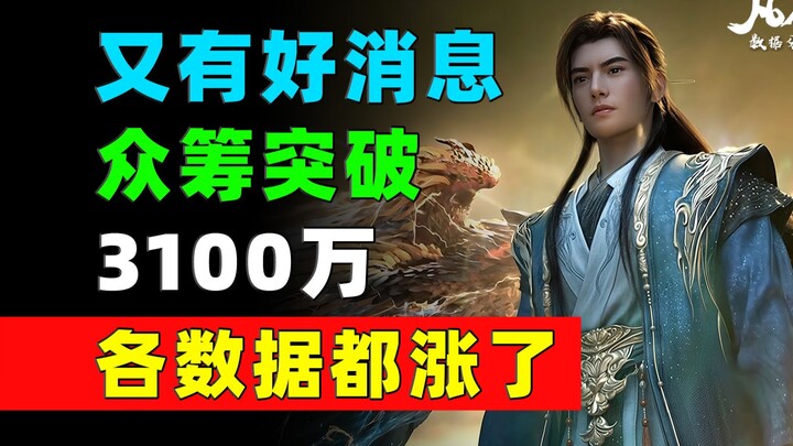 มีข่าวดีอีกแล้ว! การระดมทุนจากผู้คนธรรมดาทะลุ 31 ล้าน! ตัวเลขต่างๆ ก็เพิ่มขึ้นอีก! ข้อมูลรายวันของ "