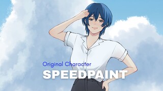 Liburan Noa di Pantai | Original Character SPEEDPAINT