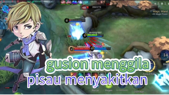 gusion menggila MLBB