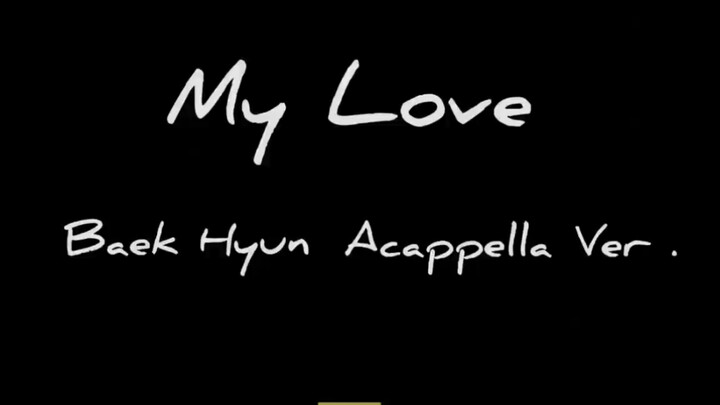 [Bian Boxian] Must-Listen Before Bed: My Love – Instrumental, All Vocals (Fake A cappella)