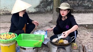 BÁNH CHUỐI CHIÊN NHIỀU HÌNH DẠNG GIÒN RỤP | Ẩm Thực Cô Vy