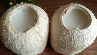 RAU CÂU TRÁI DỪA - Cách làm Thạch rau câu trái dừa vừa ngon vừa đẹp mắt - Tú Lê Miền Tây