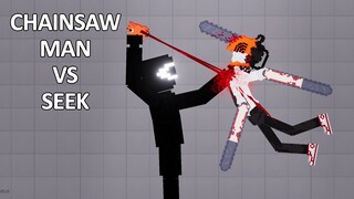 CHAINSAW MAN vs SEEK Who Is Stronger? - Roblox Doors - People Playground