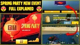 Pubg Mobile New Event Spring Party Explained | Get Permanent Outfit, Parachute & 1000 Popularity 💕