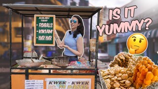 Trying The STREET FOOD For The FIRST Time In The PHILIPPINES 🇵🇭
